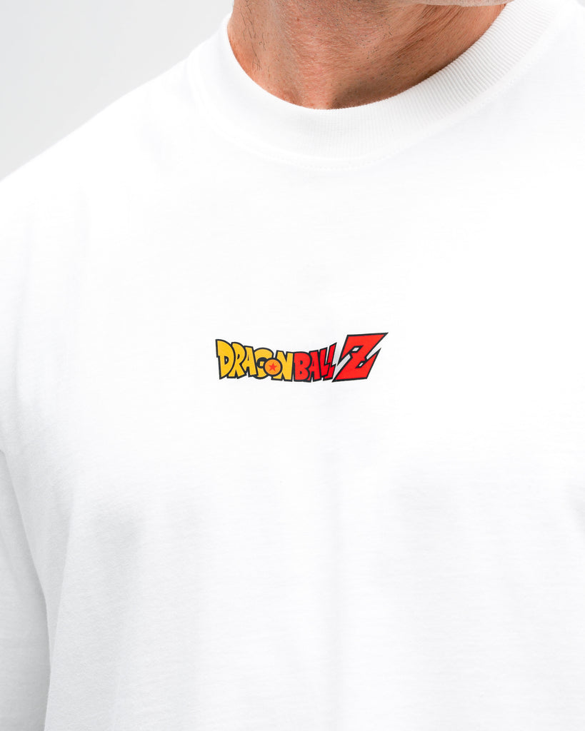 Camiseta Oversized Dragon Ball Z Goku Kanji Off White