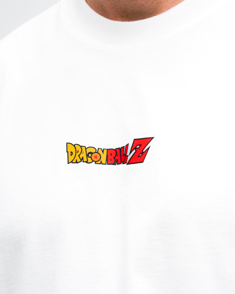 Camiseta Oversized Dragon Ball Z Goku Kanji Off White