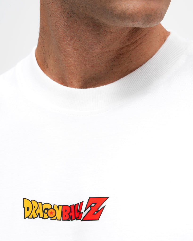 Camiseta Oversized Dragon Ball Z Goku Kanji Off White