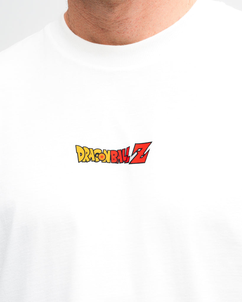 Camiseta Oversized Dragon Ball Z Goku Sayajin Off White