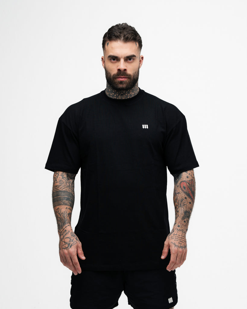 Camiseta Oversized Mith Nation Clipping Preto
