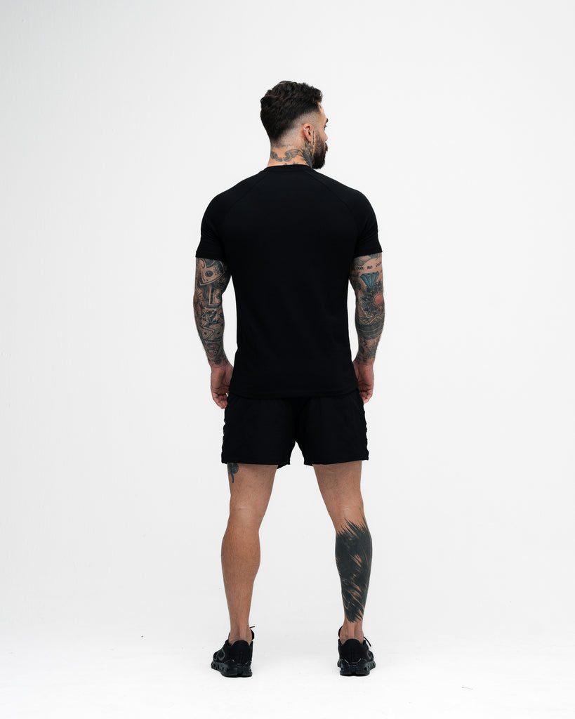 Camiseta Raglan Mith Nation Preto
