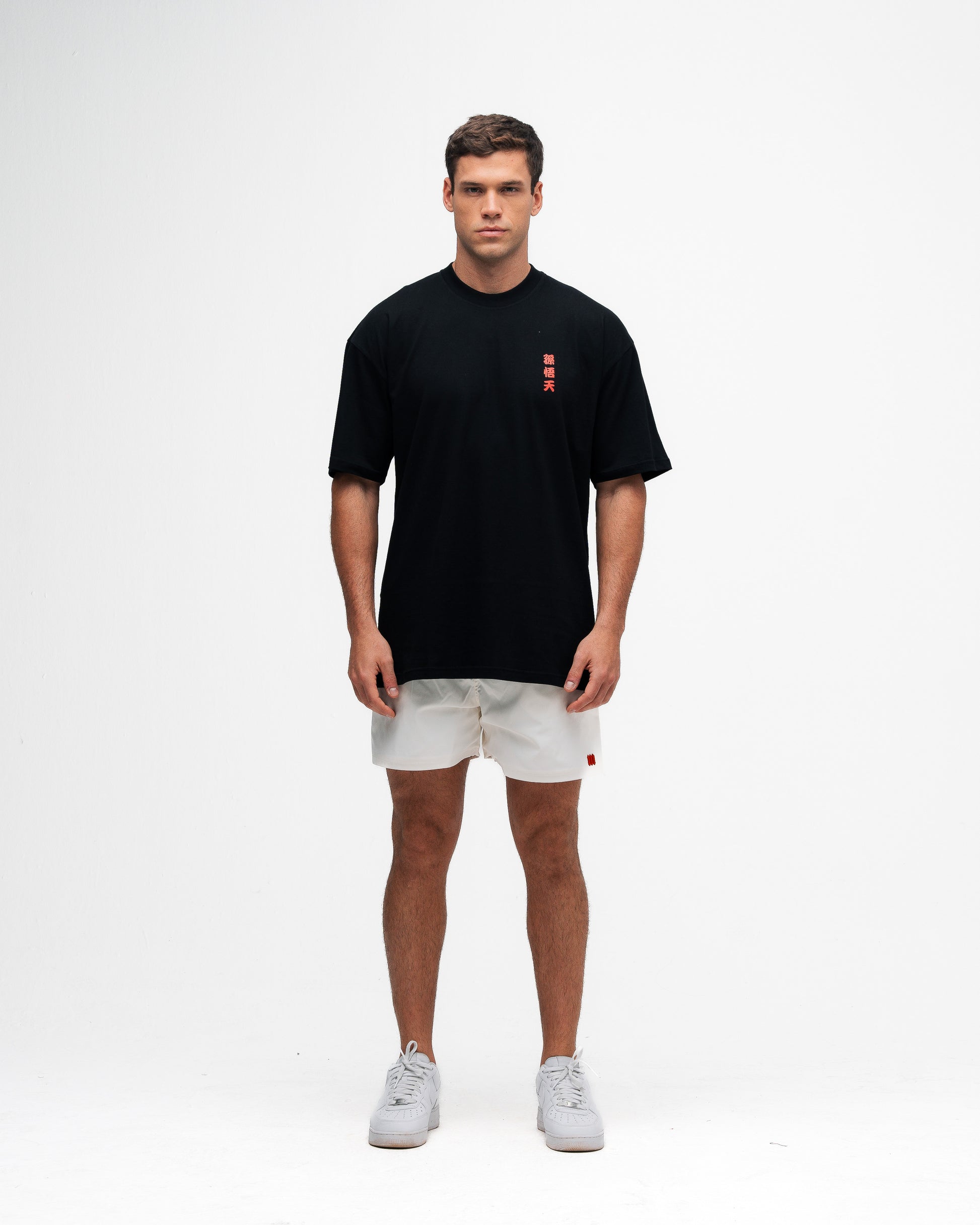 Camiseta Oversized Dragon Ball Z Goten Preto
