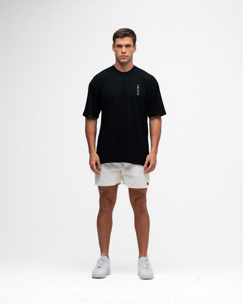 Camiseta Oversized Dragon Ball Z Trunks Preto