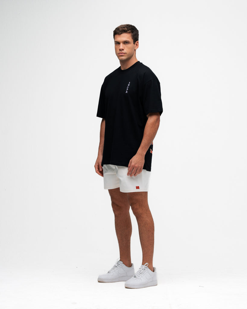 Camiseta Oversized Dragon Ball Z Trunks Preto