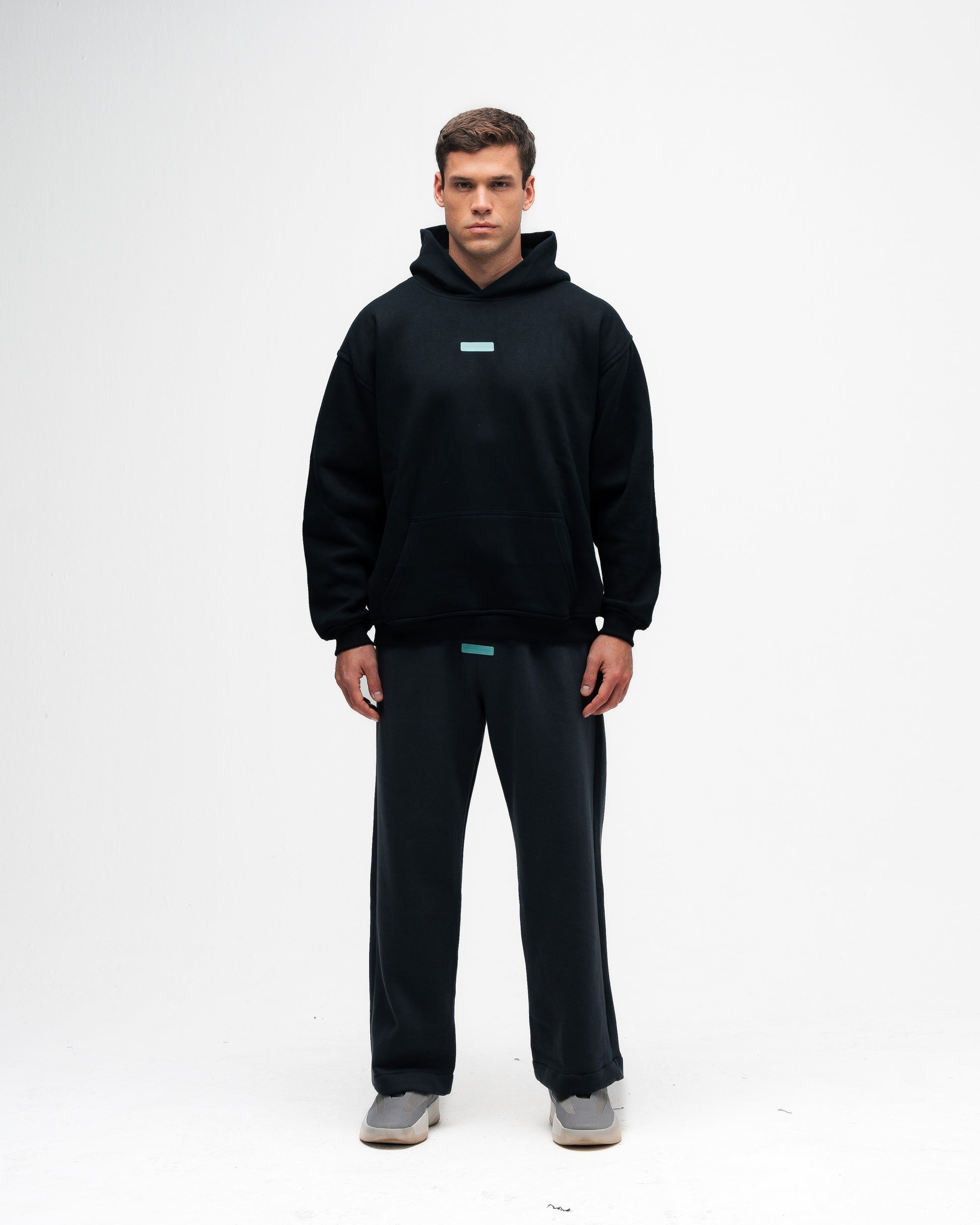 Blusa de Moletom Oversized Mith Aesthetics Preto