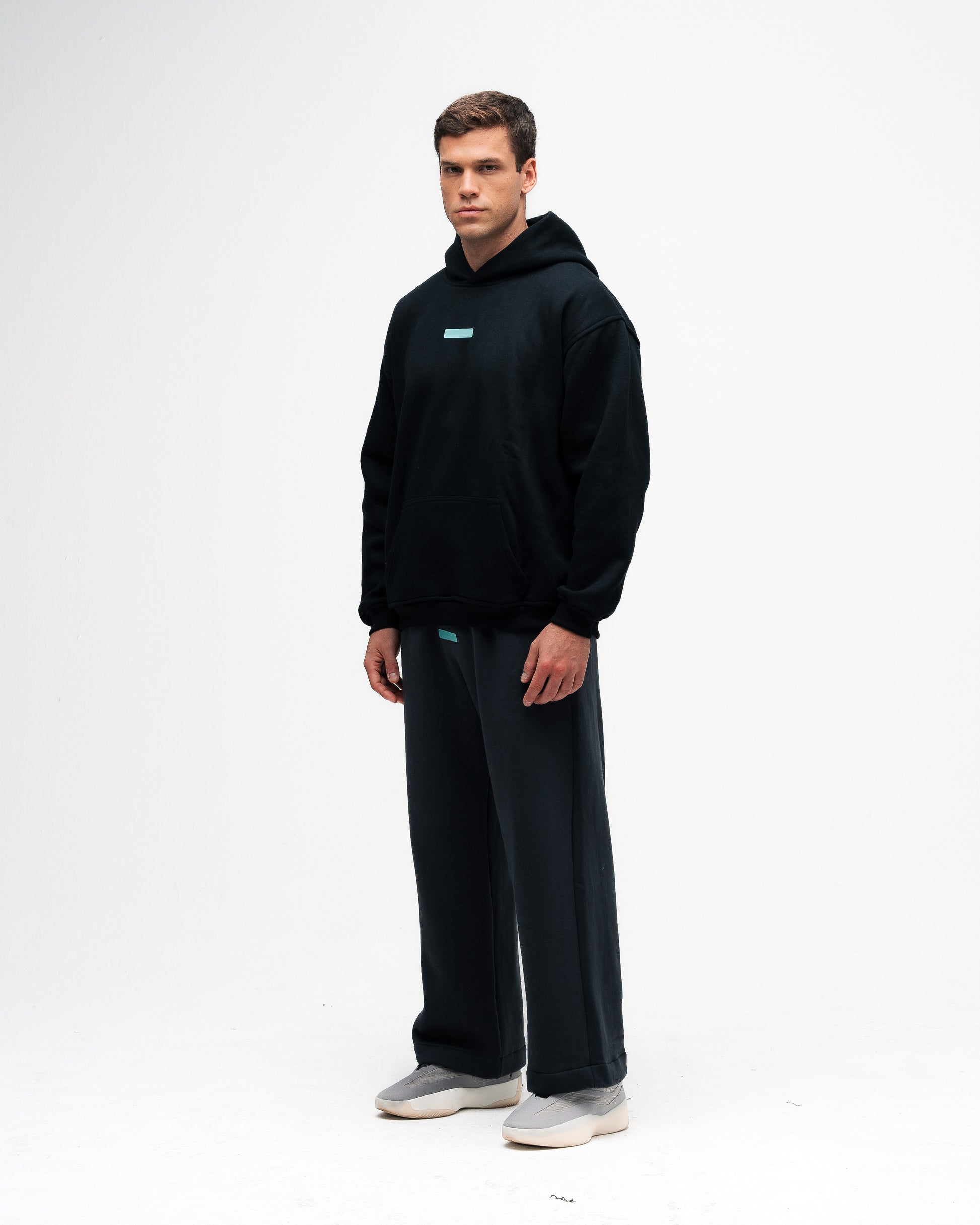 Blusa de Moletom Oversized Mith Aesthetics Preto