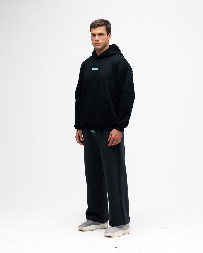 Blusa de Moletom Oversized Mith Aesthetics Preto