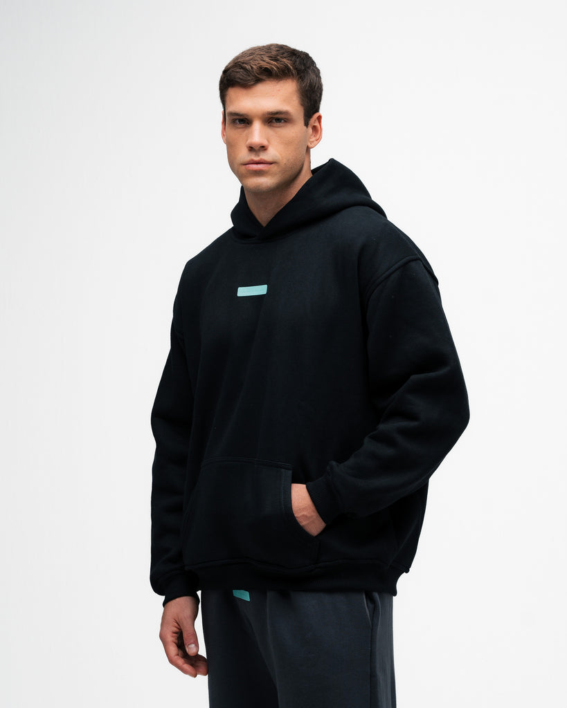 Blusa de Moletom Oversized Mith Aesthetics Preto