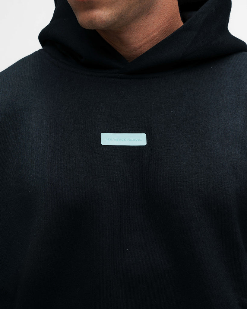 Blusa de Moletom Oversized Mith Aesthetics Preto