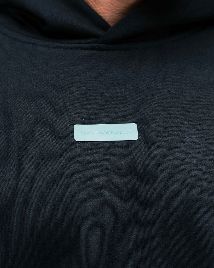 Blusa de Moletom Oversized Mith Aesthetics Preto
