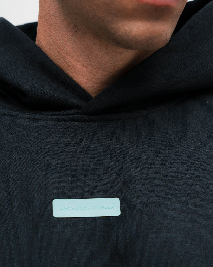 Blusa de Moletom Oversized Mith Aesthetics Preto