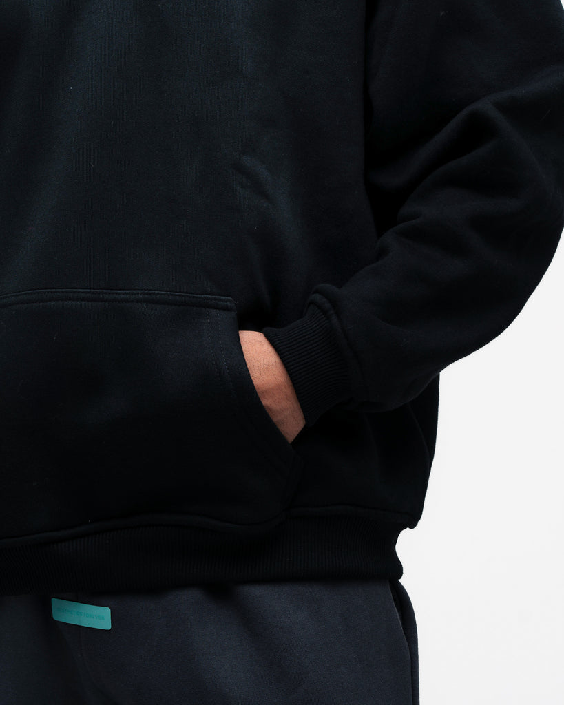 Blusa de Moletom Oversized Mith Aesthetics Preto