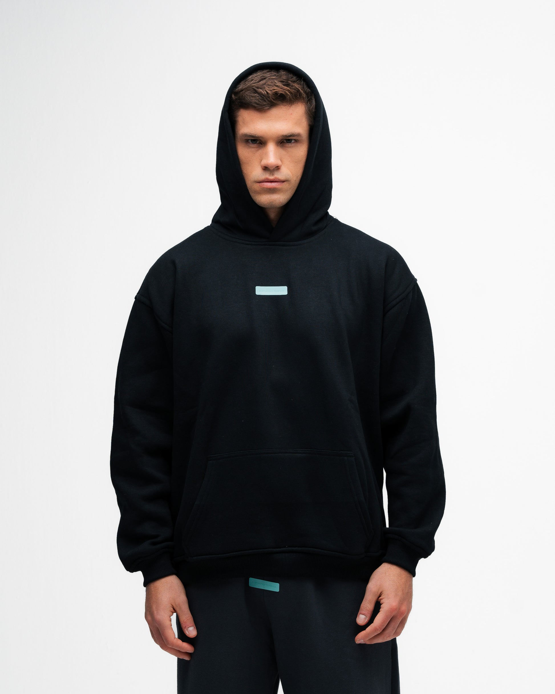 Blusa de Moletom Oversized Mith Aesthetics Preto