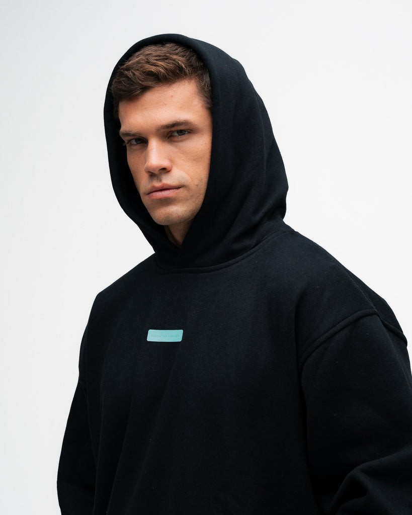 Blusa de Moletom Oversized Mith Aesthetics Preto