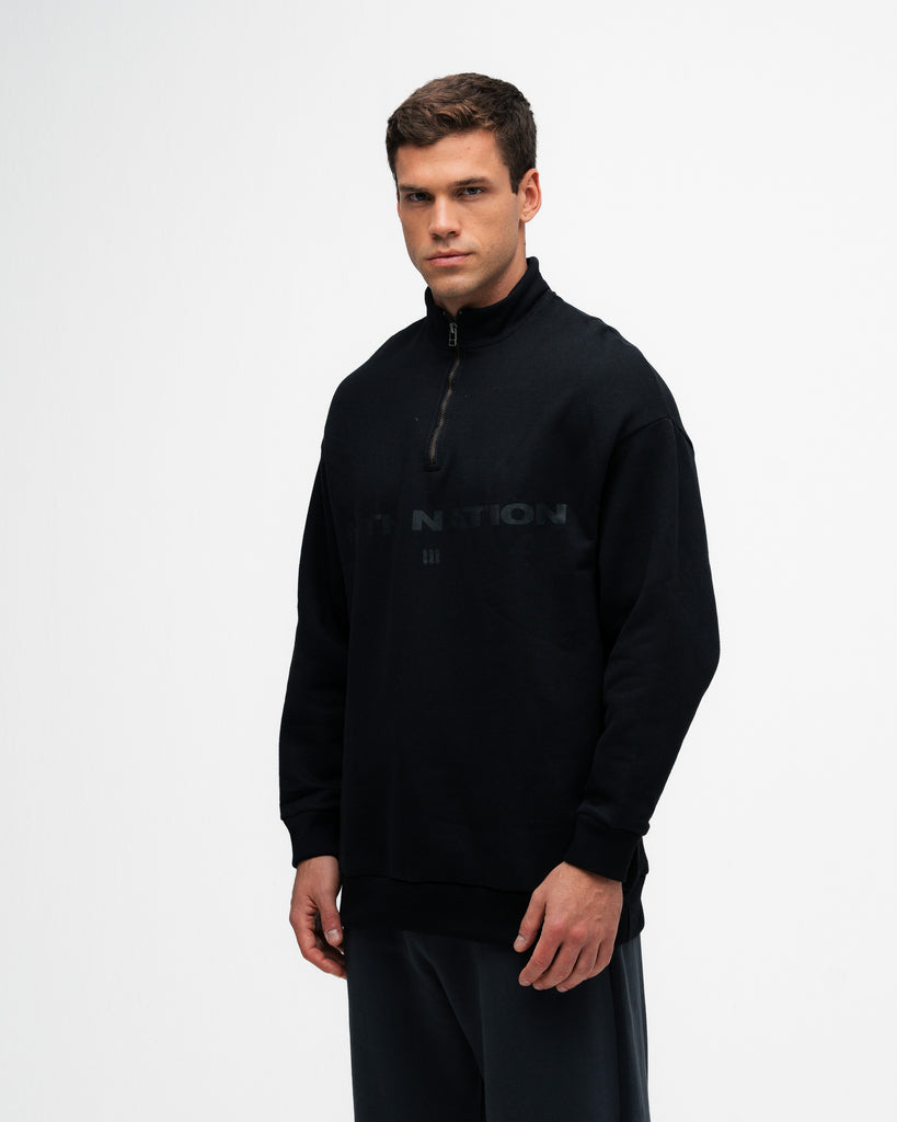Blusa De Moletom Mith Nation Preto