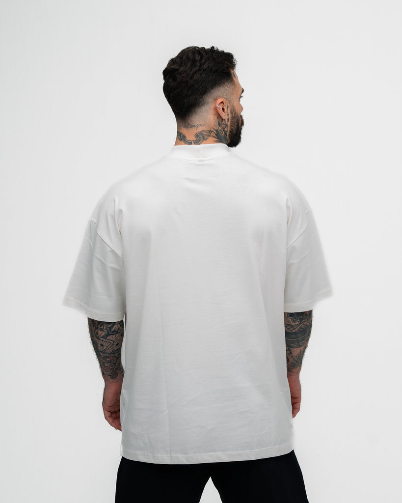 Camiseta Oversized Hazy Mith Aesthetics Off White
