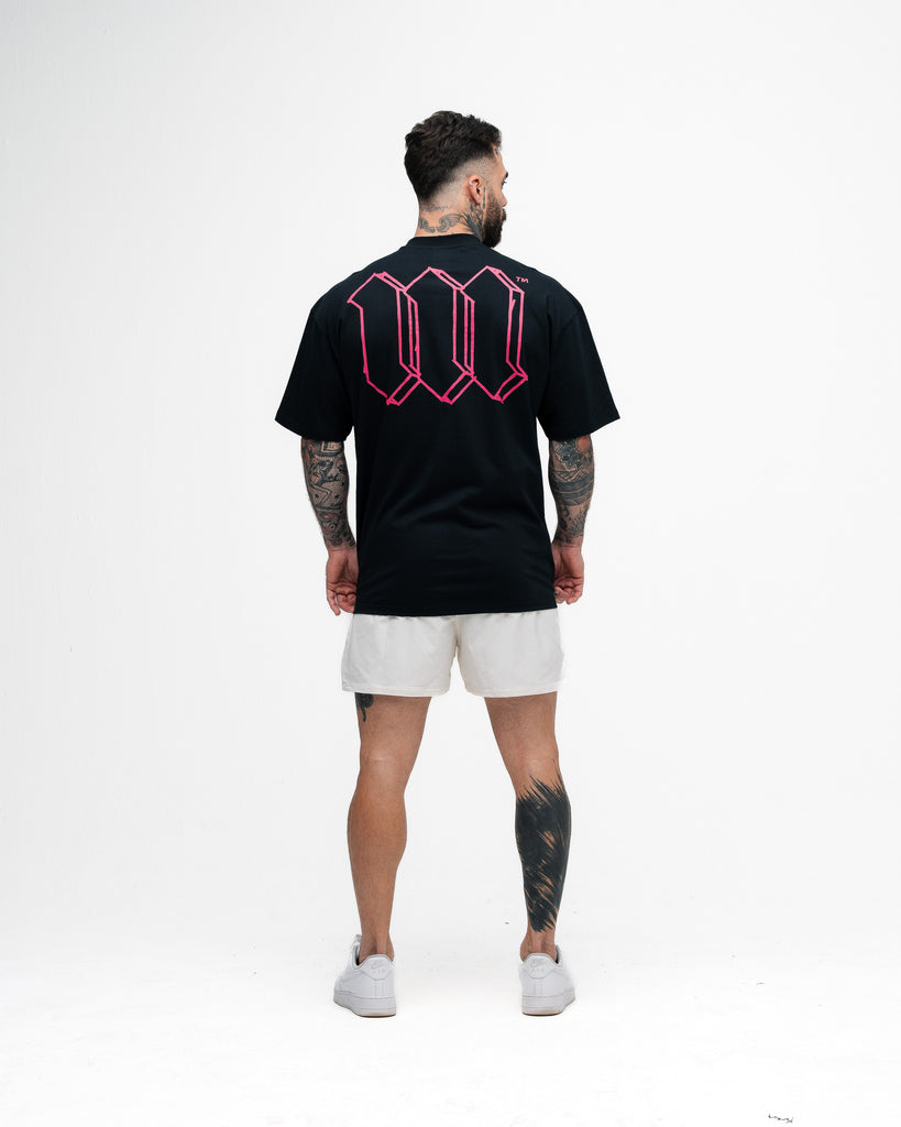 Camiseta Oversized Mith Nation Cubic Preto