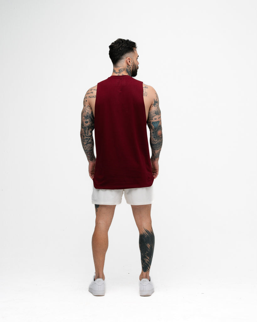 Regata Cut Off Mith Nation Aesthetics or Nothing Bordô