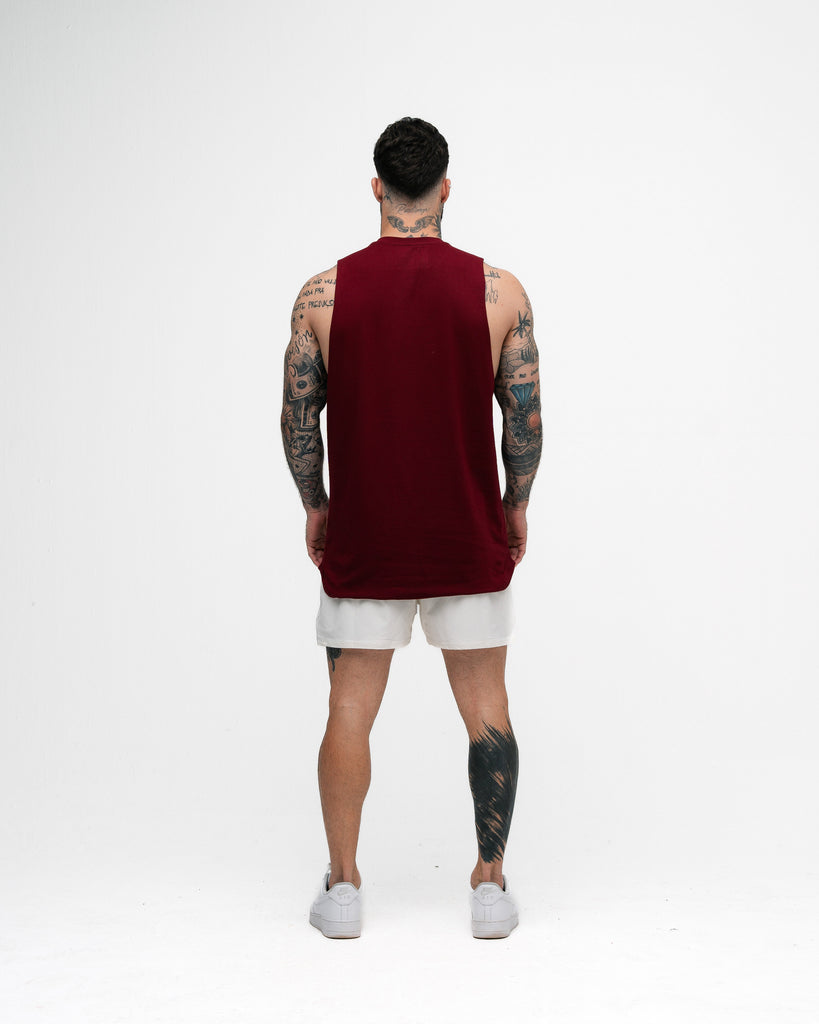 Regata Cut Off Mith Nation Aesthetics or Nothing Bordô