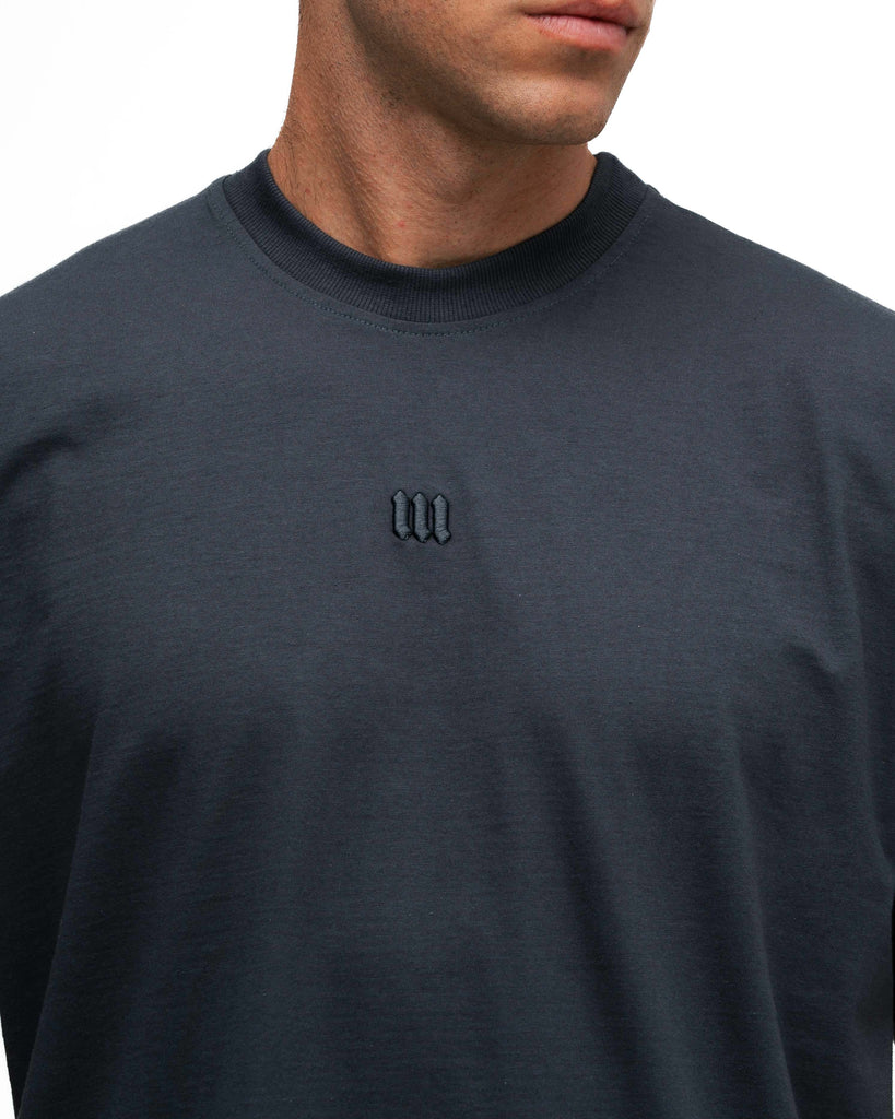Camiseta Oversized Mith Nation Adornment Chumbo