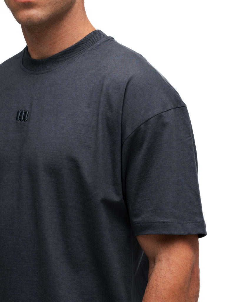 Camiseta Oversized Mith Nation Adornment Chumbo