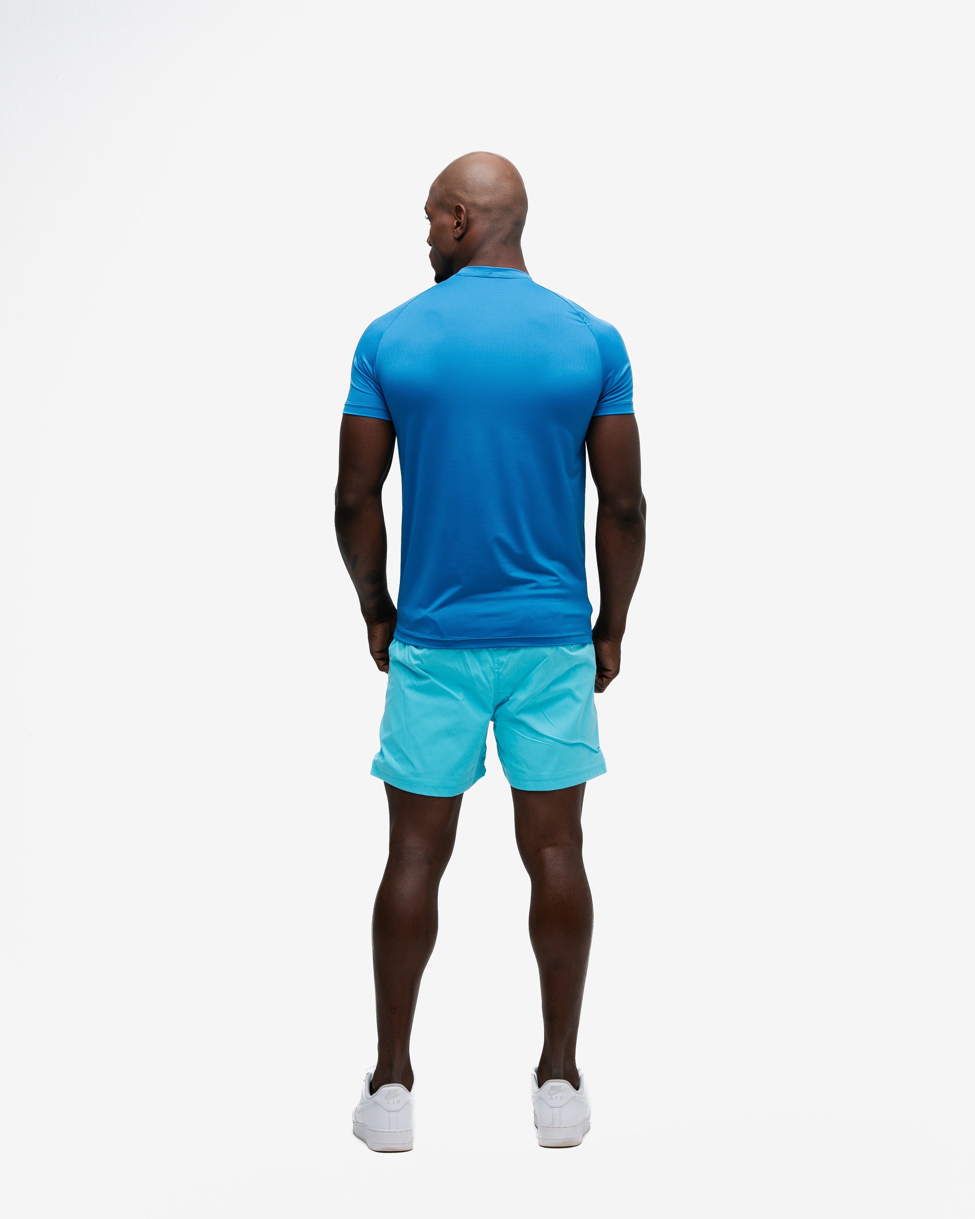 Kit 5 Camisetas Dry Fit Mith Light Blue