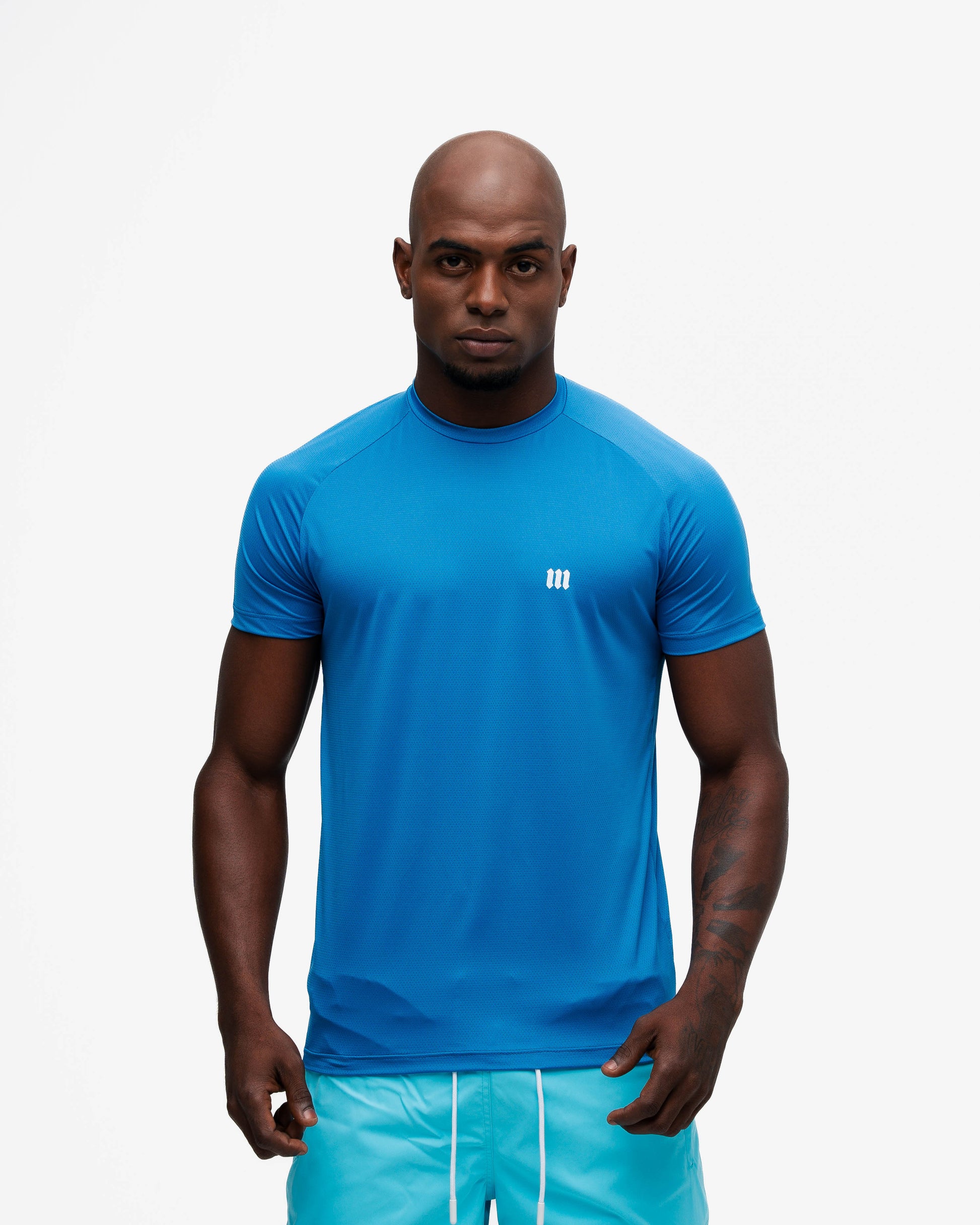 Kit 5 Camisetas Dry Fit Mith Light Blue