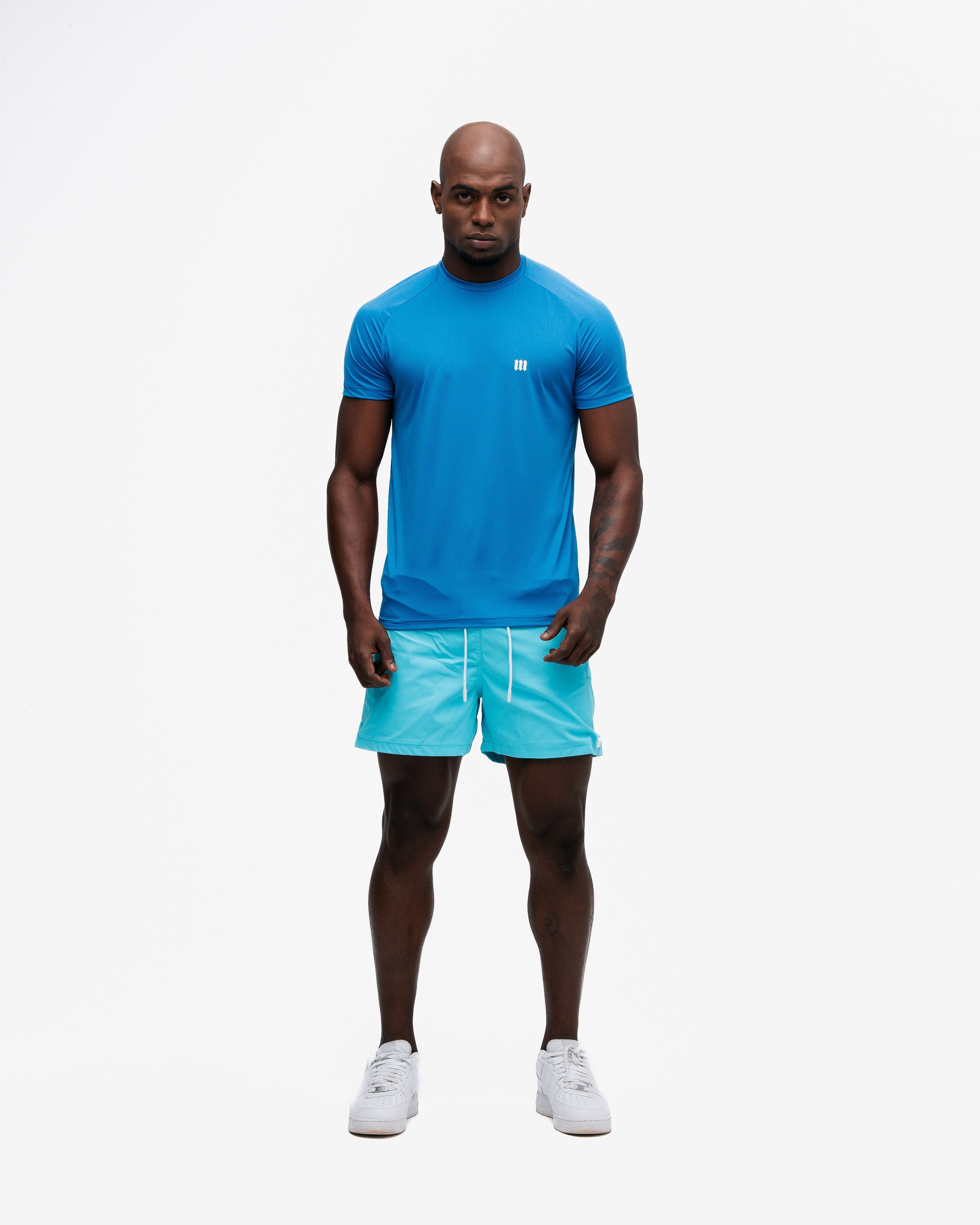 Kit 5 Camisetas Dry Fit Mith Light Blue