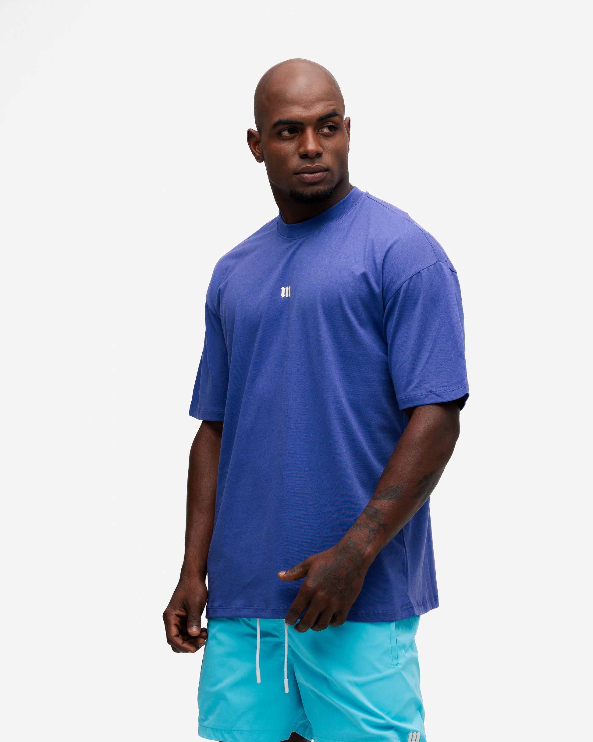 Camiseta Oversized Mith Nation Scribble Roxo