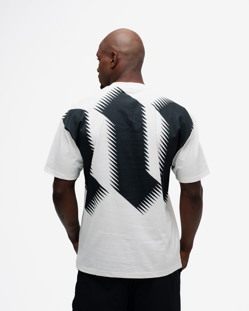 Camiseta Oversized Mith Nation Comb Off White
