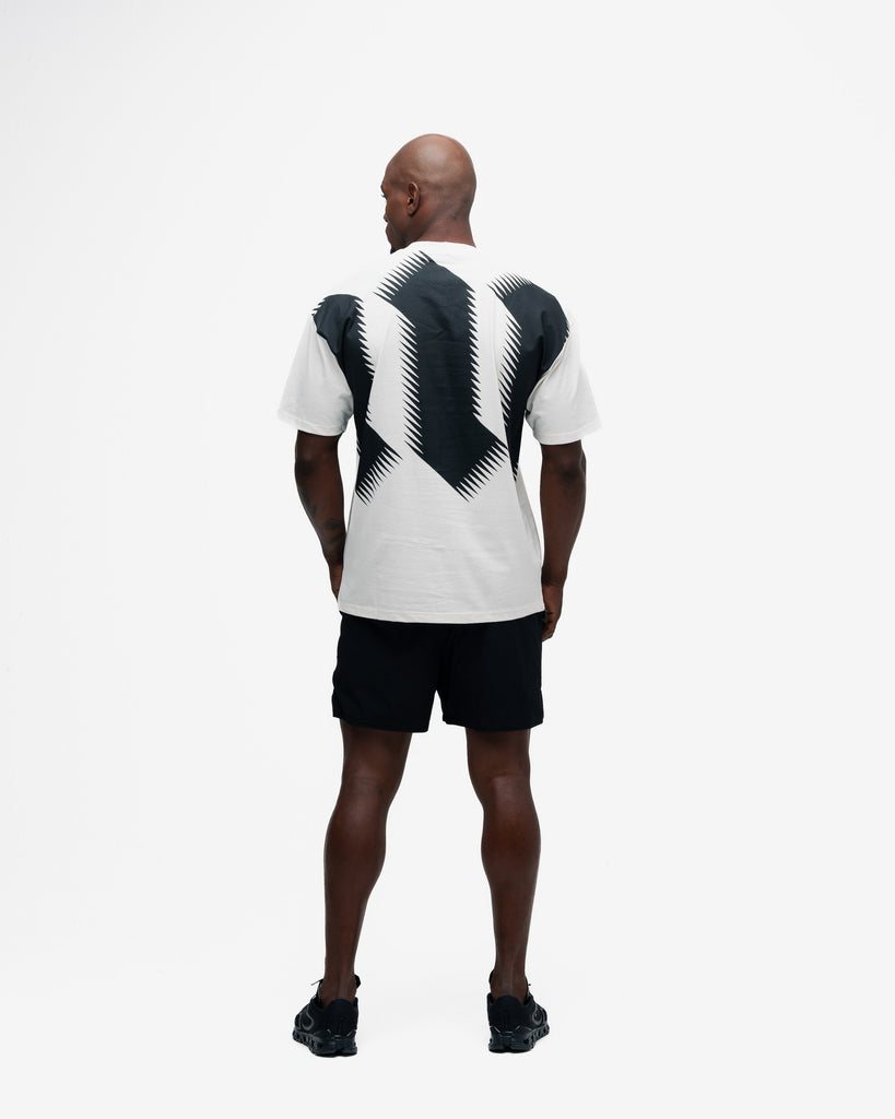Camiseta Oversized Mith Nation Comb Off White