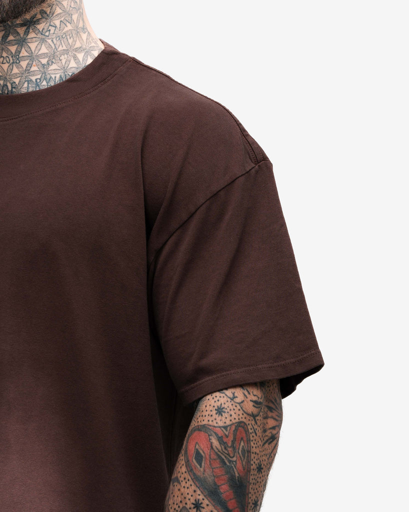 Camiseta Oversized Mith Nation Minimal Marrom