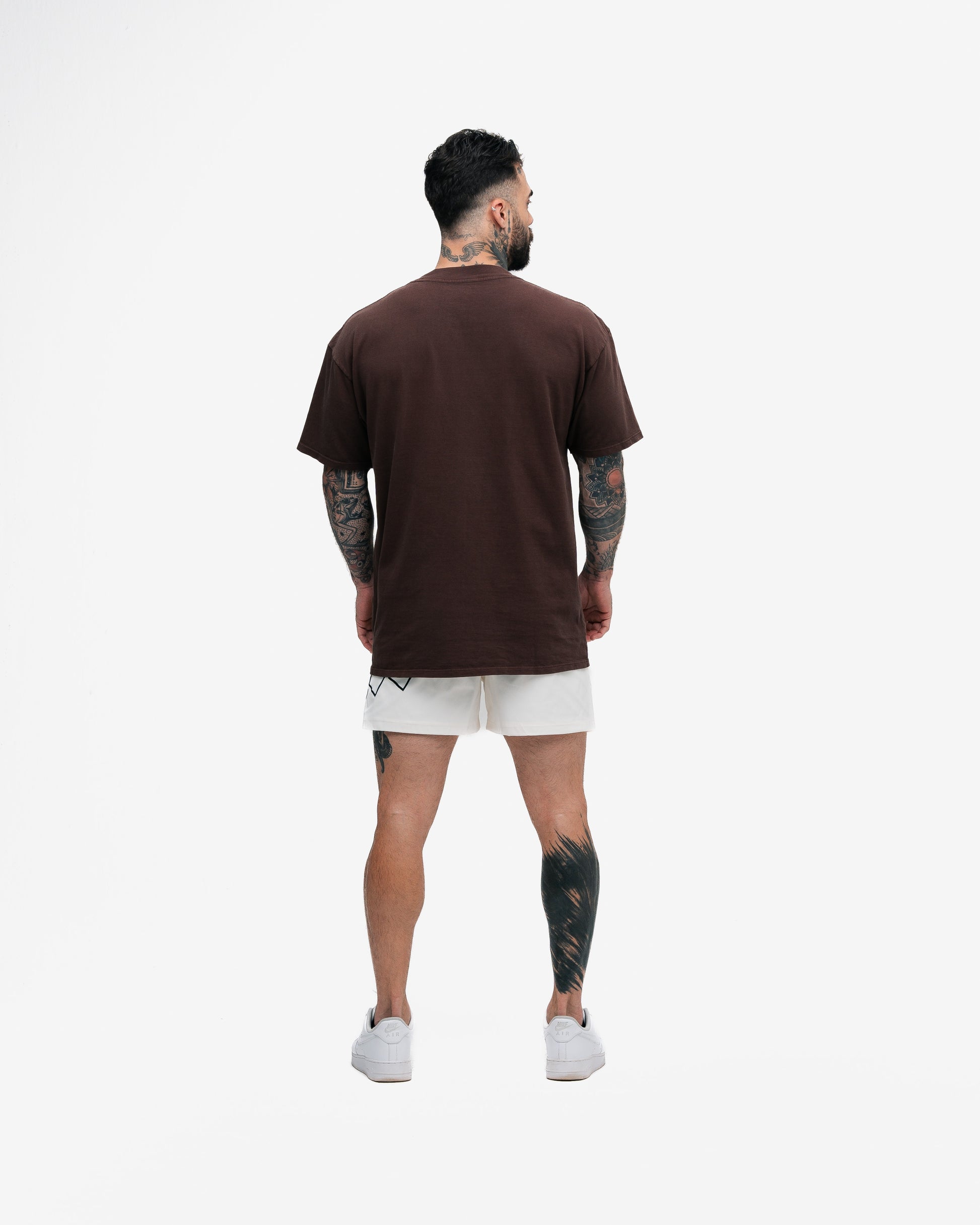 Camiseta Oversized Mith Nation Minimal Marrom