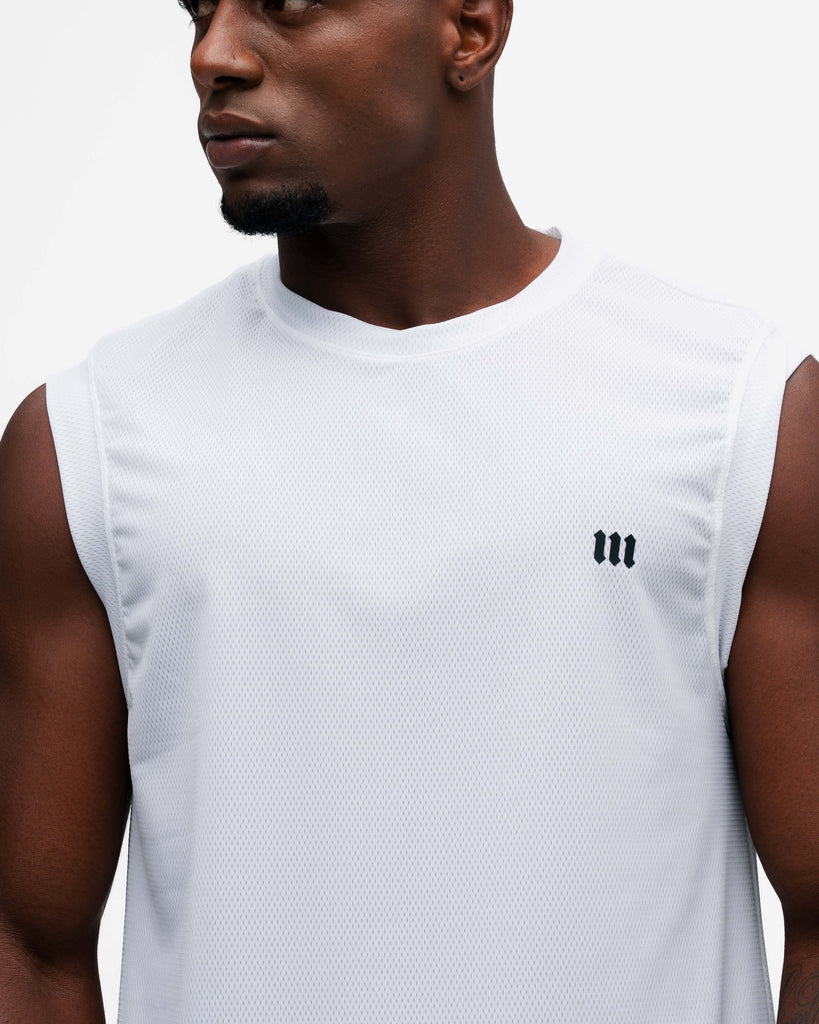 Regata Drop Shoulder Slevelles Mith Nation Dri-fit Branco