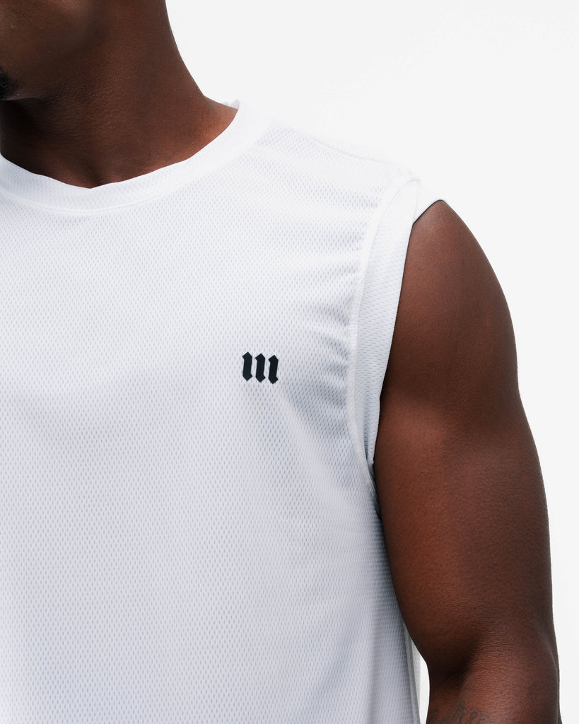 Regata Drop Shoulder Slevelles Mith Nation Dri-fit Branco