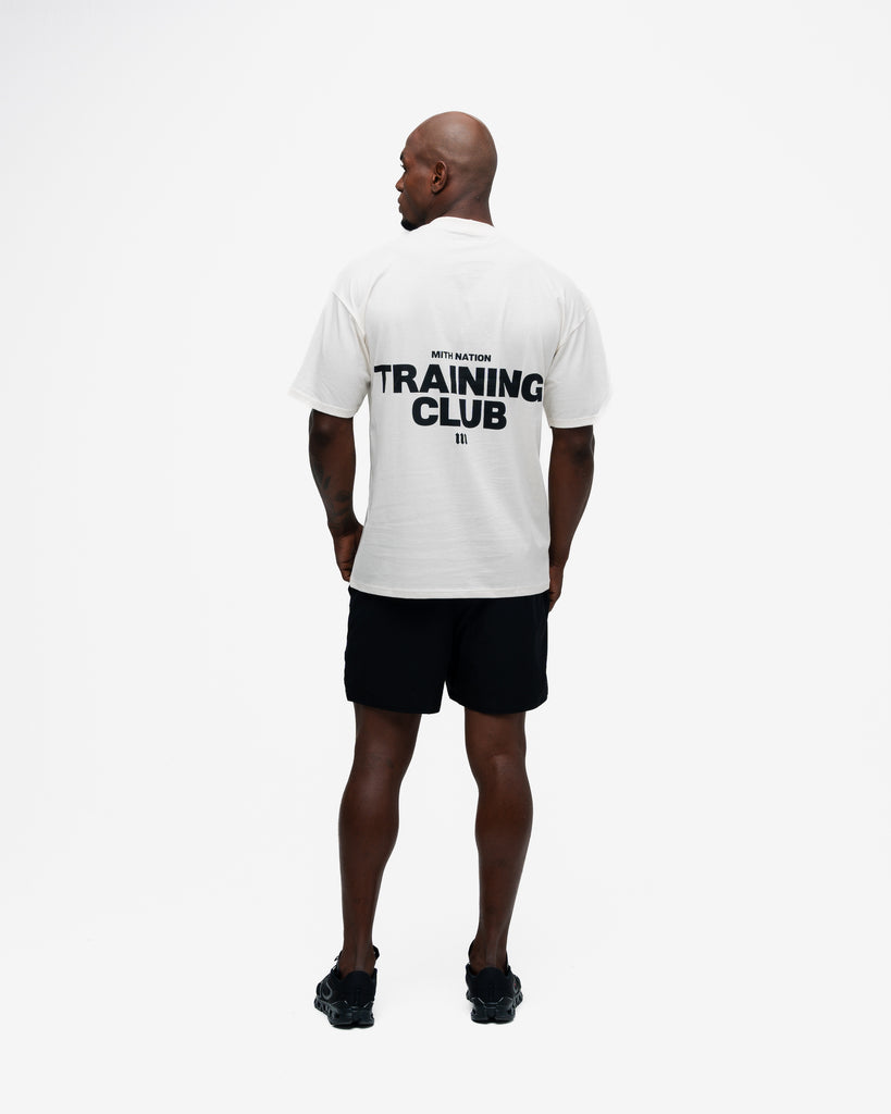 Camiseta Oversized Mith Nation Training Club Off White