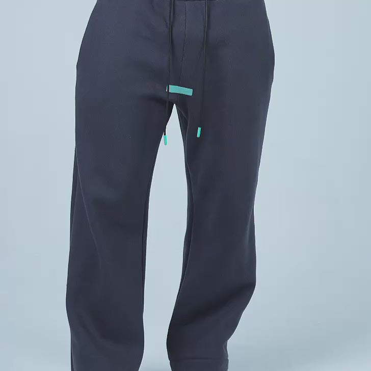 Calça de Moletom Oversized Reta Mith Aesthetics Cinza