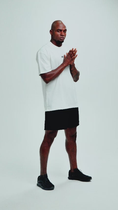 Camiseta Oversized Mith Nation Writing Off White