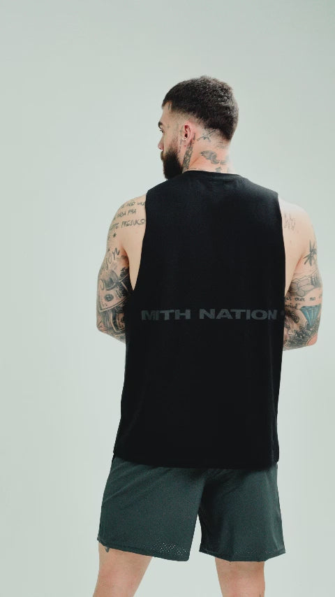 Regata Cut Off Mith Nation Preto